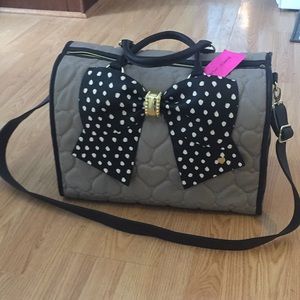 Betsey Johnson travel bag